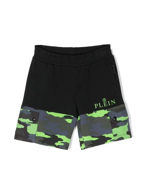 Bermuda bambino con stampa camouflage PHILIPP PLEIN | 2UQ00FLDA1260100